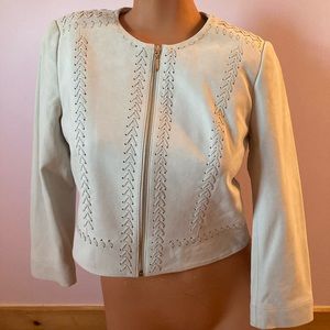 White House Black Market Genuine Leather Jacket